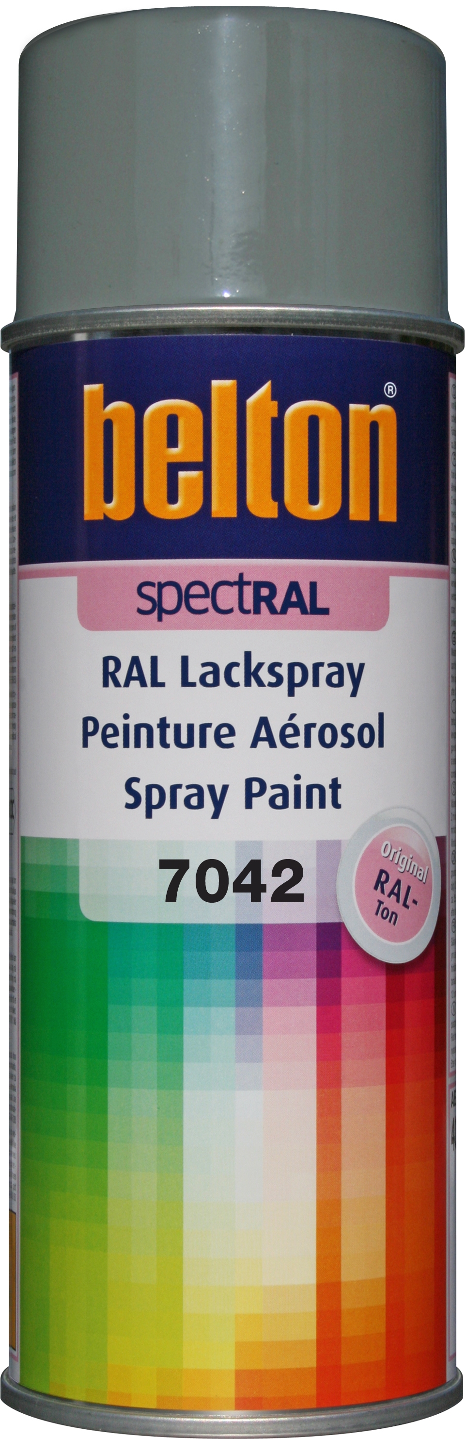 PEINTURE RAL 7042 Gris Signalisation A  - Aérosol 400 ML - Belton : 324158