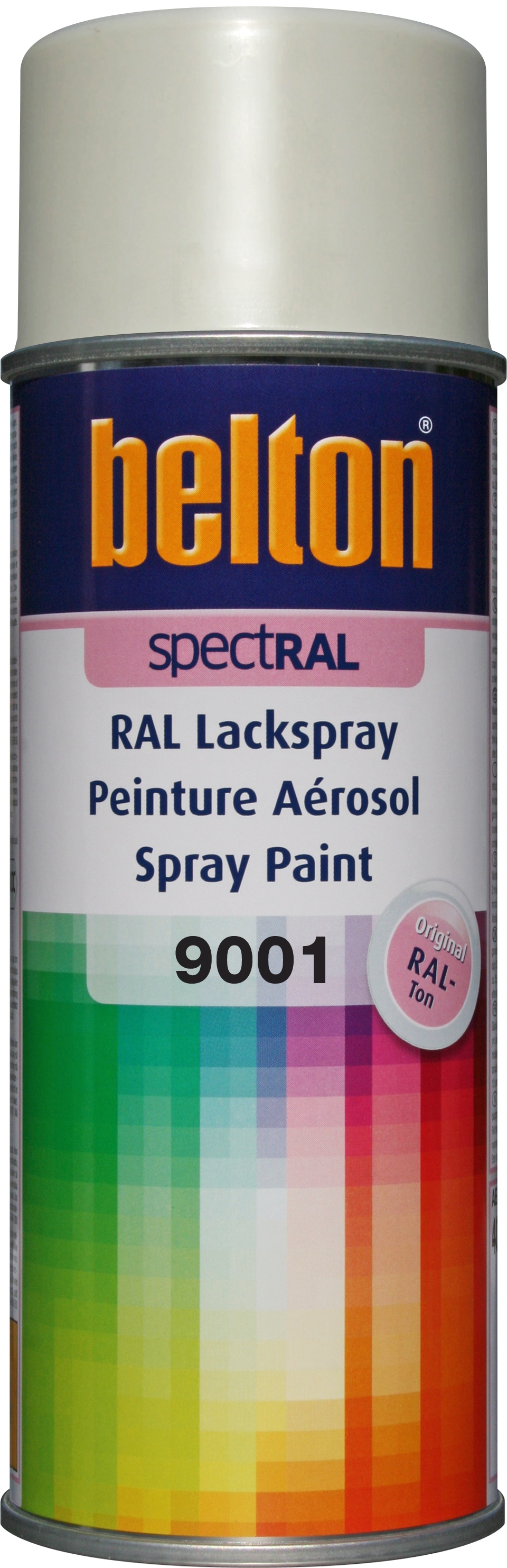 PEINTURE RAL 9001 Blanc Crème - Aérosol 400 ML - Belton : 324183