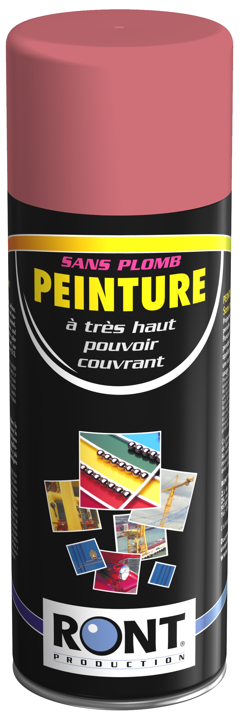 CROP 2K Bombe Peinture RAL 3014 Vieux Rose 400ml - CROP