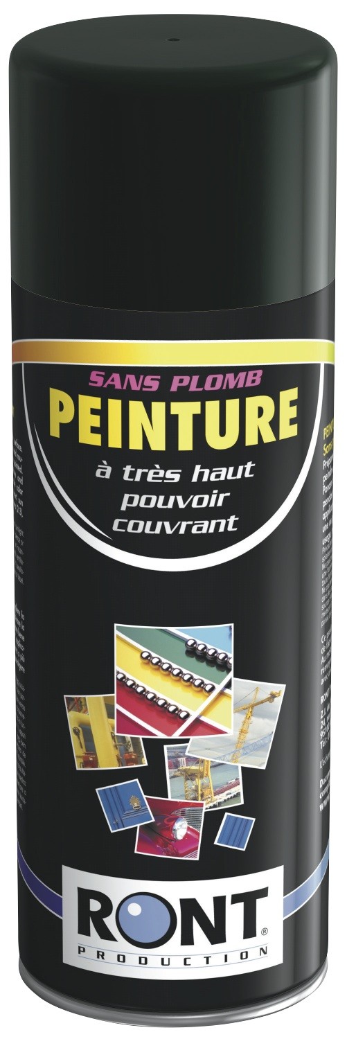 BOMBE DE PEINTURE RAL 6009 Vert sapin - Aérosol 520 mL brut - Ront