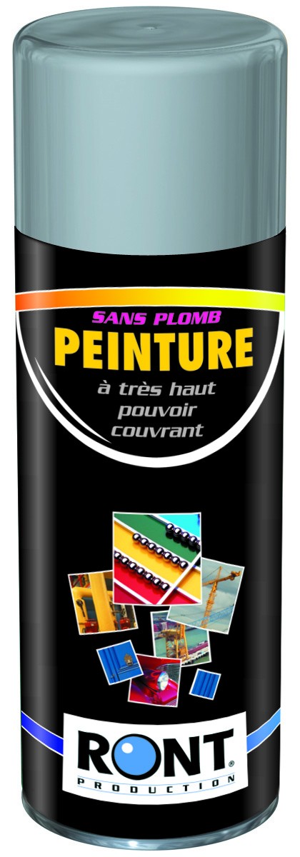 BOMBE DE PEINTURE RAL 7000 Petit gris - Aérosol 520 mL brut - Ront