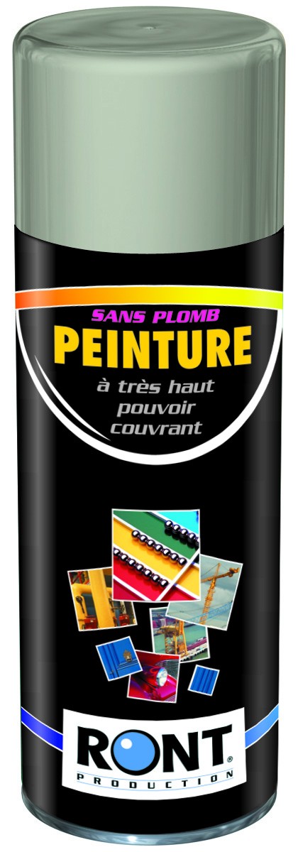 BOMBE DE PEINTURE RAL 7030 Gris pierre - Aérosol 520 mL brut - Ront