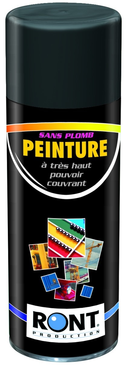 PEINTURE RAL 9005 NOIR MAT - Aérosol 520 ml