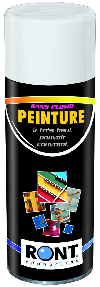 Bombe peinture RAL 9010 blanc pur - Mat